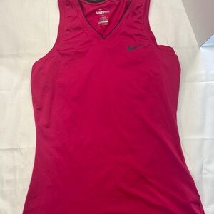 Nike Pro Red Tank Top Size Medium